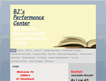 Tablet Screenshot of bjsperformance.com